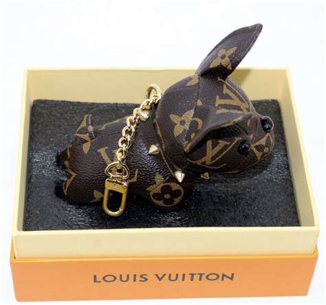 lv french bulldog keychain|authentic Louis Vuitton key pouch.